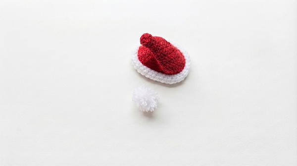 How To Crochet Christmas Hat 7