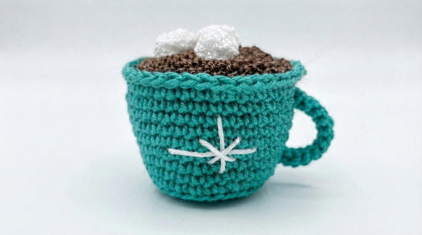 How To Crochet Cup of cocoa with chocolates 2