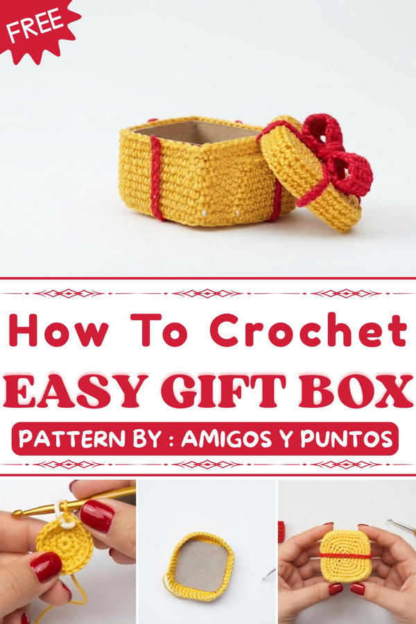 How To Crochet Gift Box 1