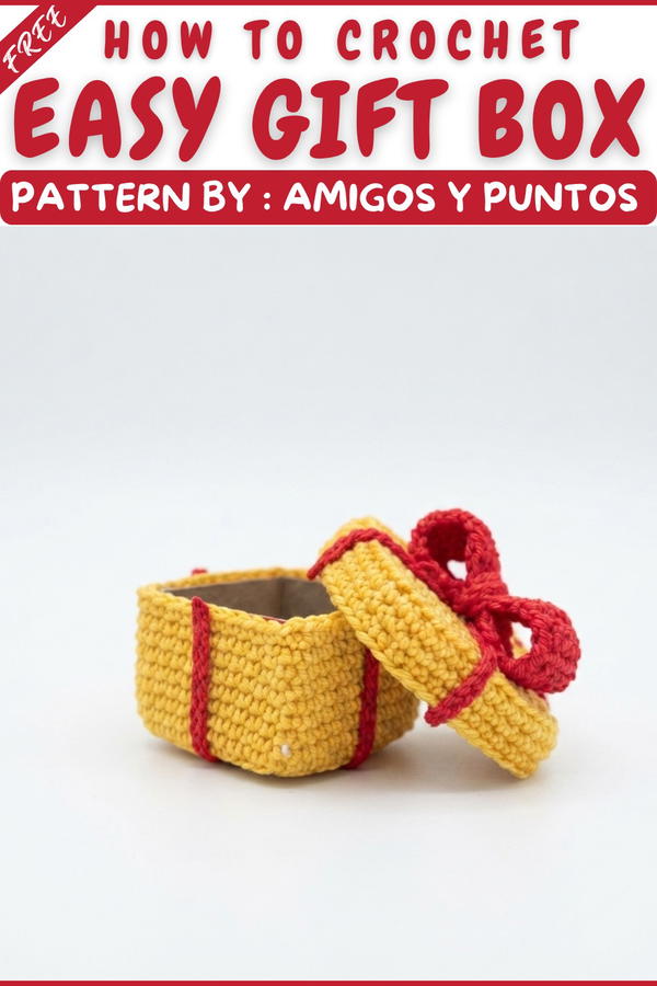 How To Crochet Gift Box 10