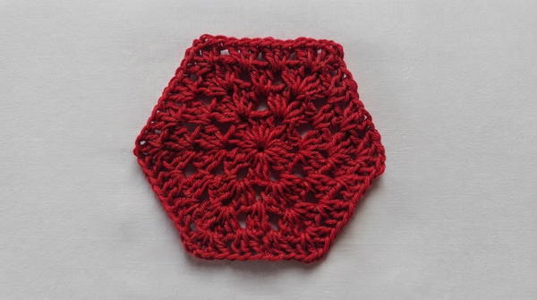 How To Crochet Hexagon Granny Weave (3)