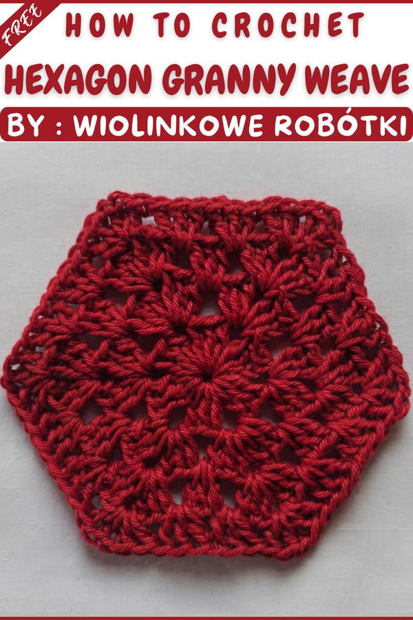How To Crochet Hexagon Granny Weave (9)