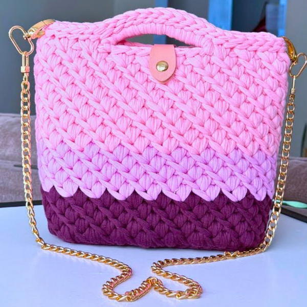 How To Crochet Luxurious Bag In Less Than 30minutes (14)