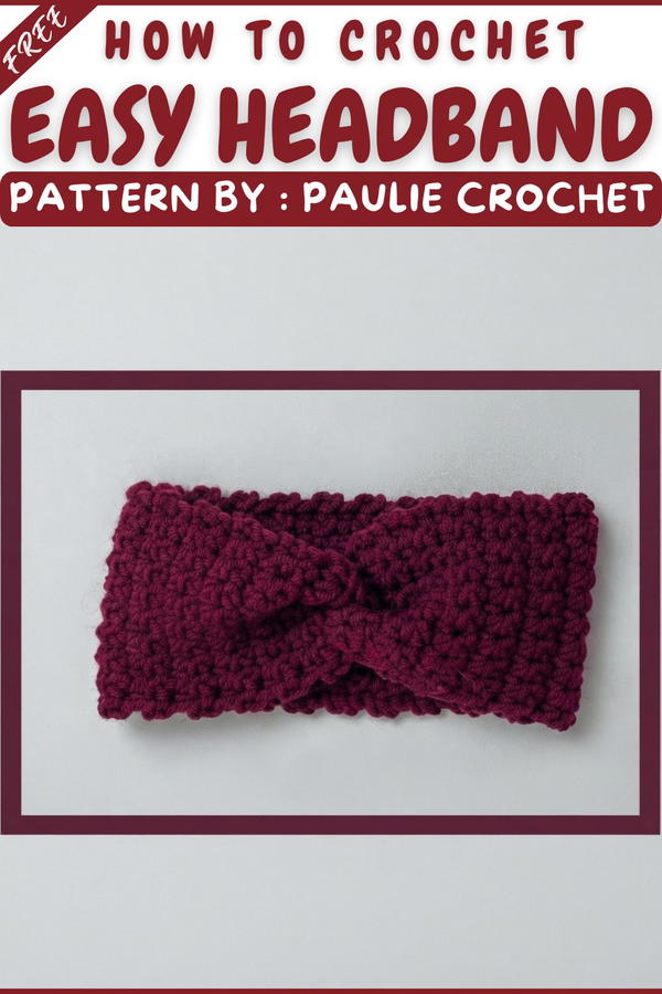 How To Crochet Quick and Easy Headband (9)