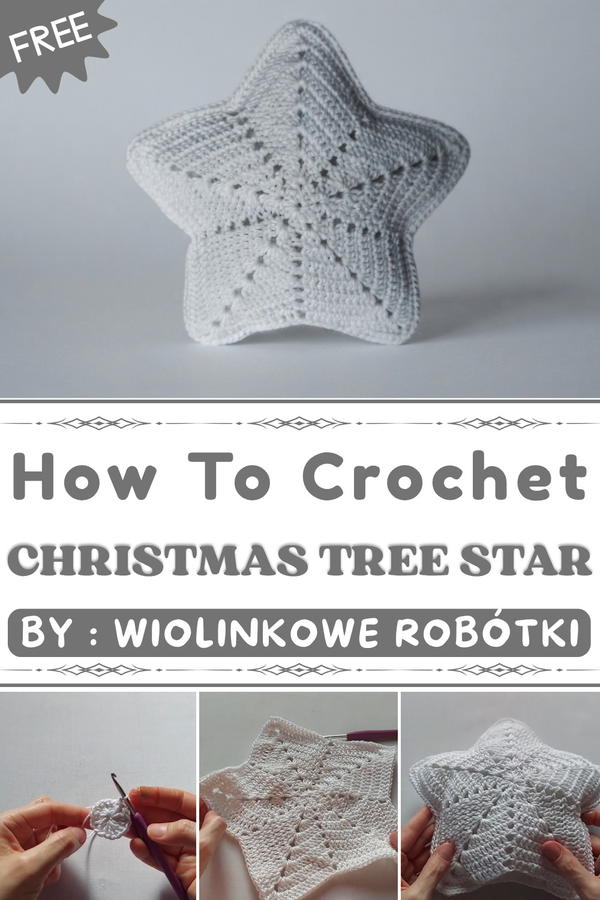 How To Crochet Star For The Top Of The Christmas Tree Q (1)