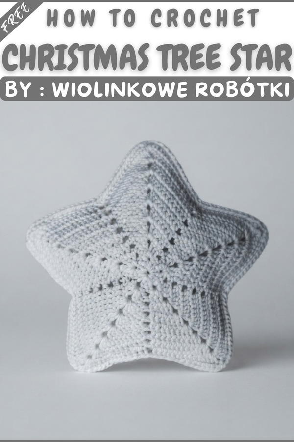 How To Crochet Star For The Top Of The Christmas Tree Q (12)