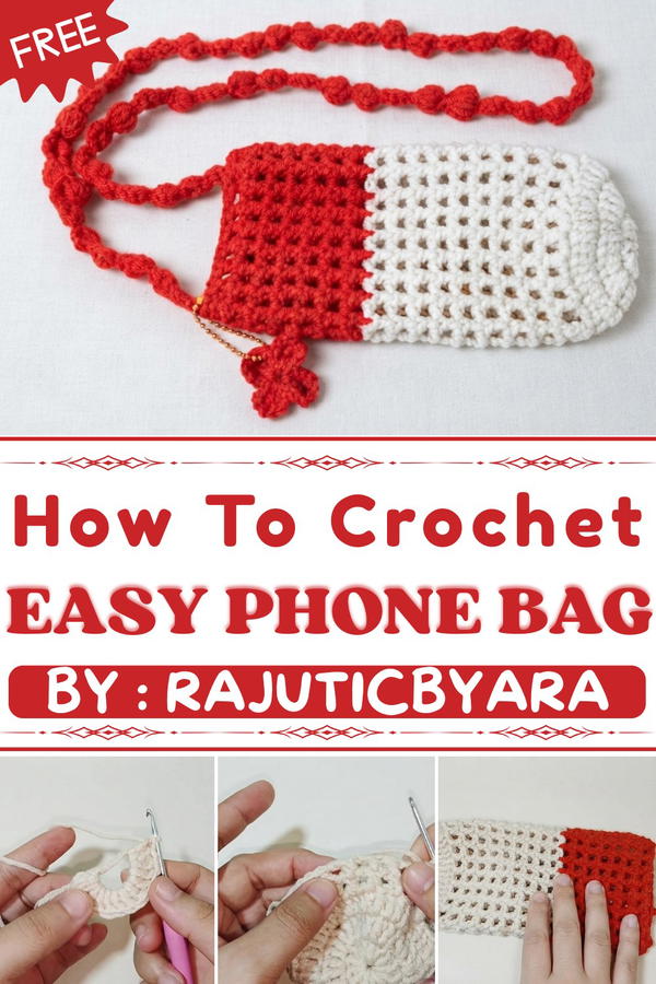 _How to Make a Crochet Phone Bag for Beginners (Easy & Fast!) 1