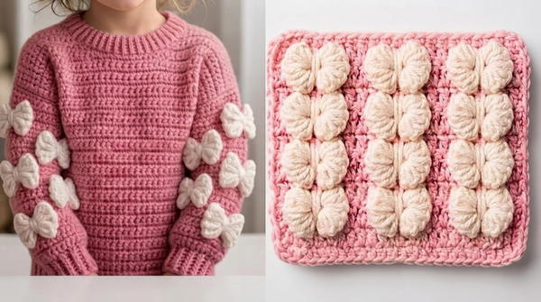INCREDIBLE 3D BOW STITCH IDEAL FOR CREATING DETAILS ON YOUR CLOTHES 2