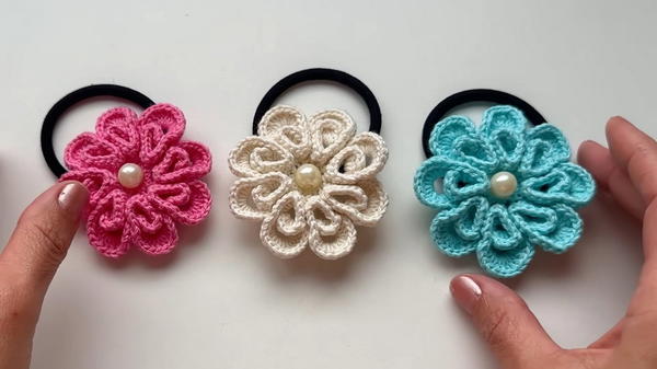 WITH A SMALL INVESTMENT WE CREATED A PRODUCT TO SELL! THESE HAIR TIES ARE OUR BEST SELLERS 8