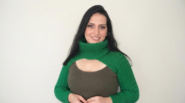 CROCHET ARM WARMERS SWEATER