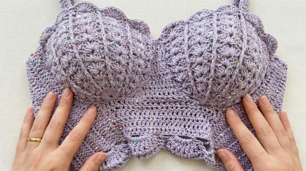 Crochet Bustier Top Tutorial
