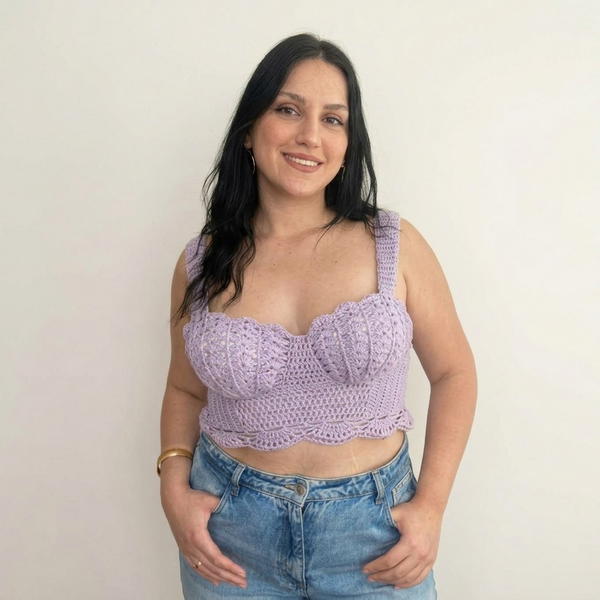 Crochet Bustier Top Tutorial