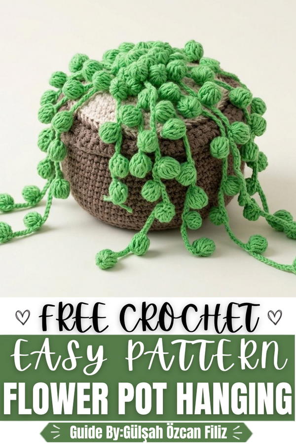 Crochet Flower Pot Hanging