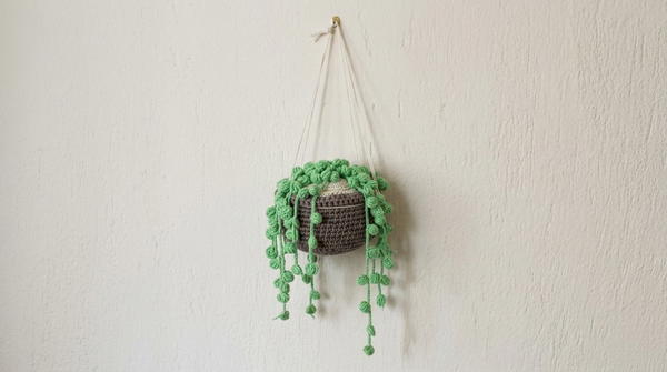 Crochet Flower Pot Hanging