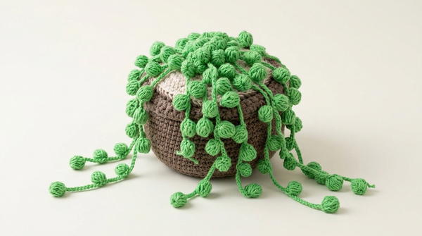 Crochet Flower Pot Hanging