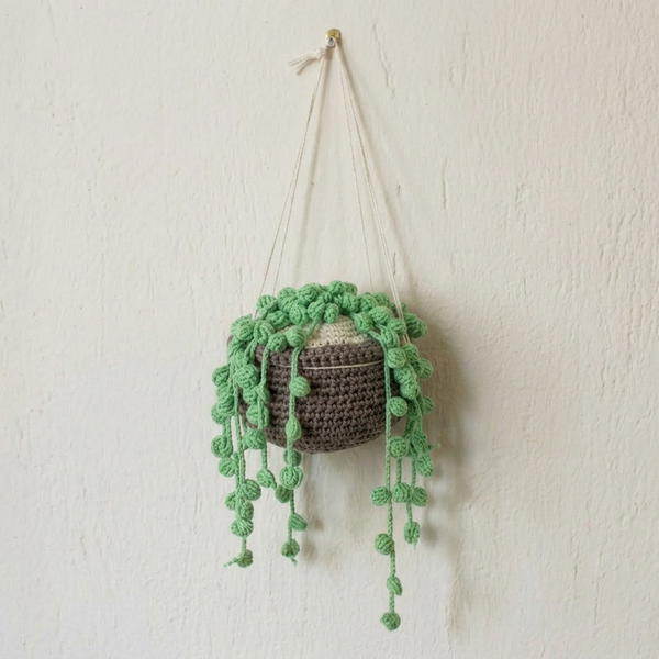 Crochet Flower Pot Hanging