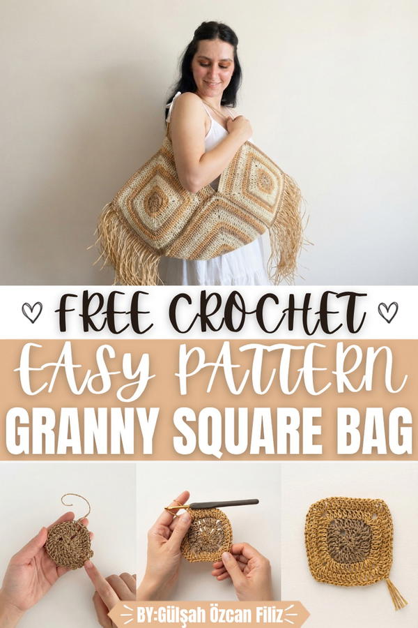Crochet Granny Square Bag Pattern