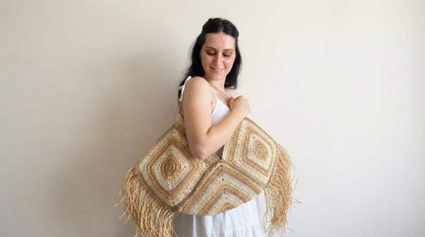 Crochet Granny Square Bag Pattern