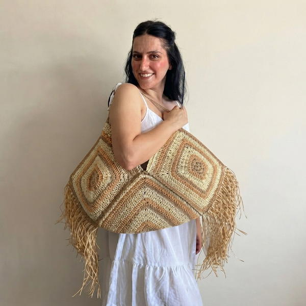 Crochet Granny Square Bag Pattern