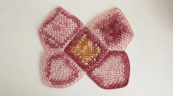 Crochet Granny Square Maxi Dress