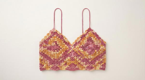 Crochet Granny Square Maxi Dress