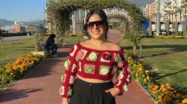 Crochet Granny Square Sweater