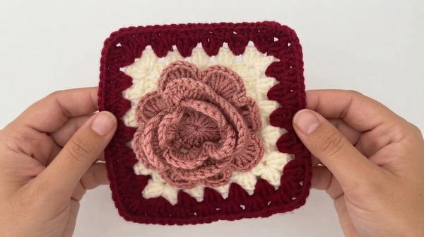 Crochet Granny Square Sweater
