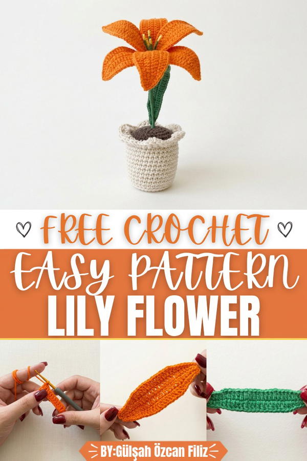 Crochet Lily Flower Pattern