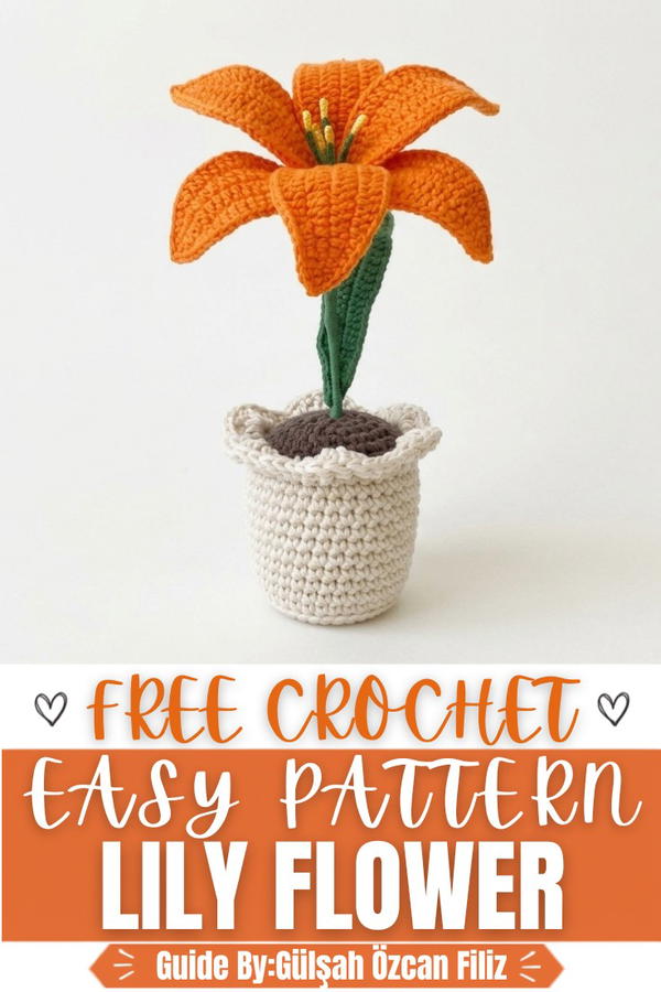 Crochet Lily Flower Pattern