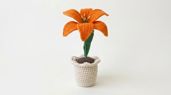 Crochet Lily Flower Pattern