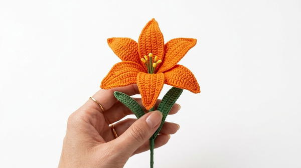 Crochet Lily Flower Pattern
