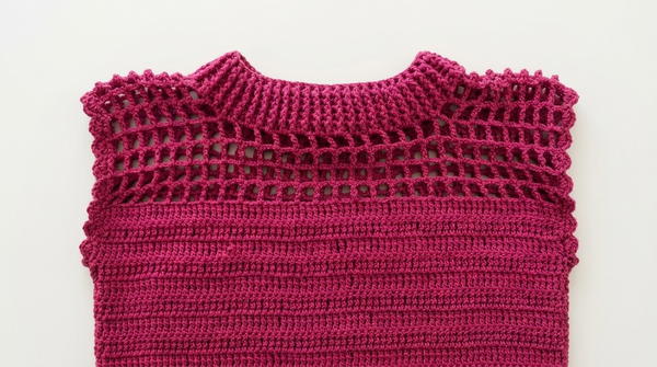 Crochet Oversized Mesh Tunic Tutorial