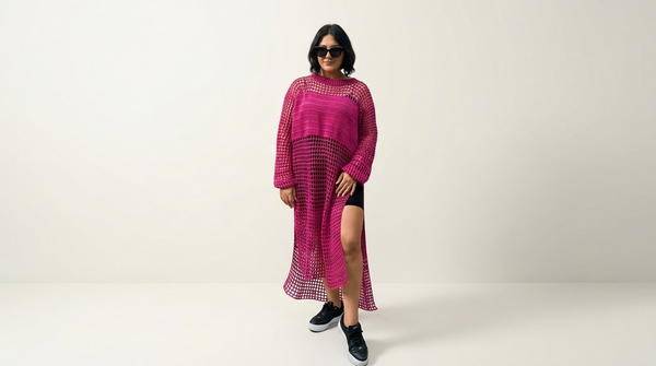 Crochet Oversized Mesh Tunic Tutorial