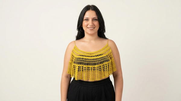 Crochet Simple Blouse Tutorial Pattern