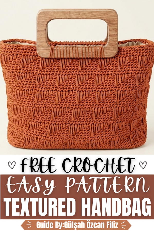 Crochet Textured Handbag Tutorial