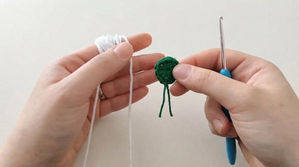 Easy Crochet Christmas Stocking with Granny Square Motifs