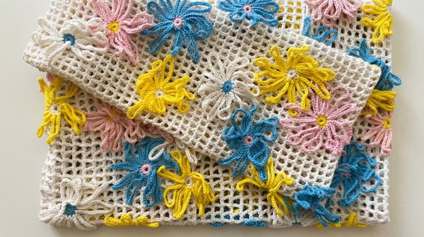 Easy Crochet Flower Mesh Cardigan Tutorial