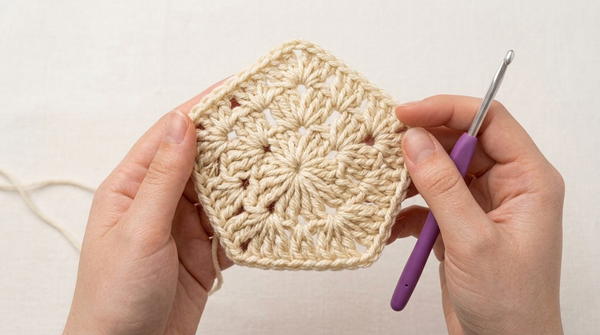 Easy Crochet Hexagon Sweater