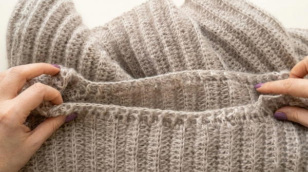 Easy Crochet V-Stitch Sweater Tutorial