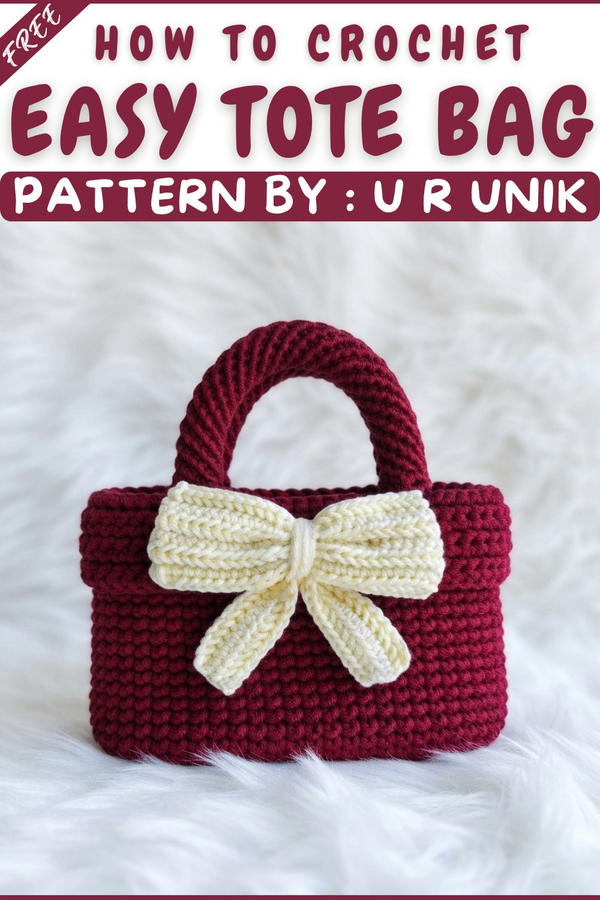 Easy Crocheted Tote Bag - How To Crochet Savvy Handbag (14)