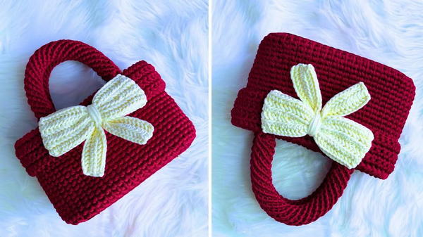Easy Crocheted Tote Bag - How To Crochet Savvy Handbag (2)