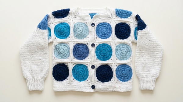 HOW TO CROCHET A CARDIGAN FOR CHILDREN