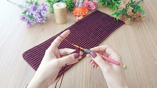 How To Crochet A Bag BASE Step By Step 3