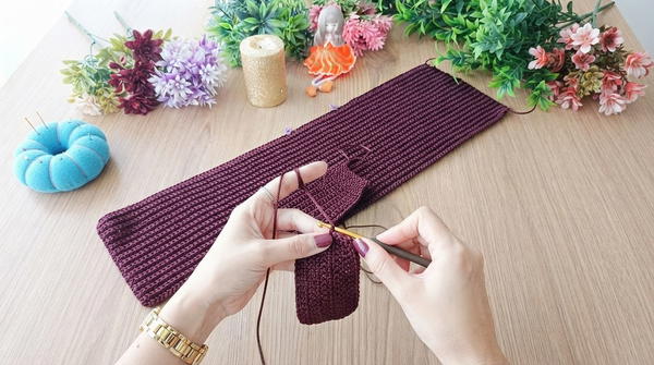 How To Crochet A Bag BASE Step By Step 4