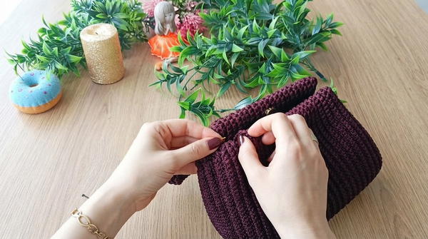 How To Crochet A Bag BASE Step By Step 6