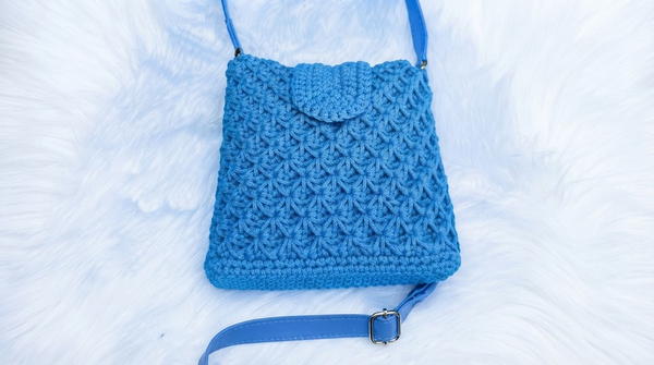 How To Crochet A Bag With Star Stitch (2)