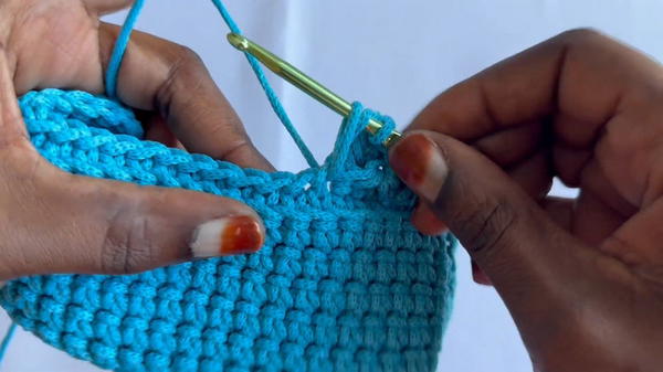 How To Crochet A Bag With Star Stitch (5)