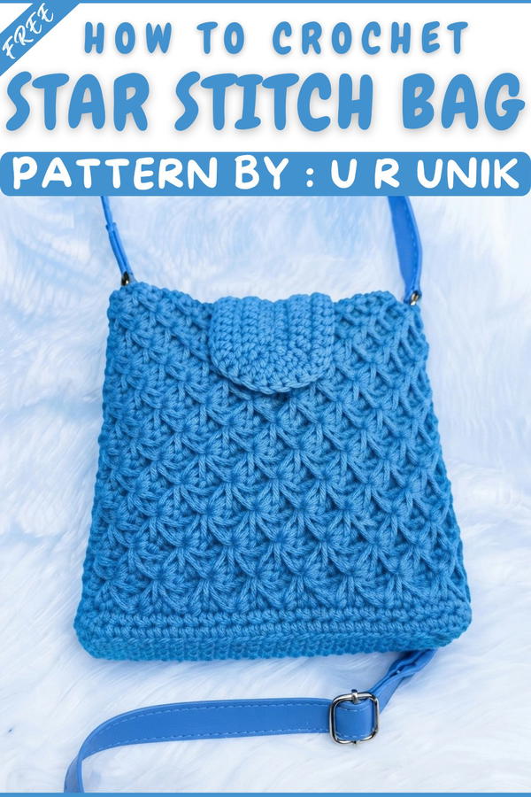 How To Crochet A Bag With Star Stitch (9)