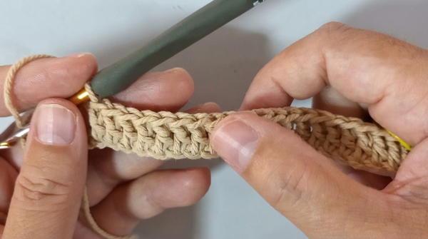 How To Crochet A Mesh Pattern Shoulder Bag 3