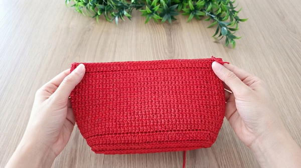 How To Crochet Easy Bag Tutorial Step by Step 6
